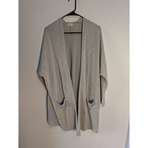 Donni Womens Grey Open Front Cardigan, One Size - Picture 1 of 7